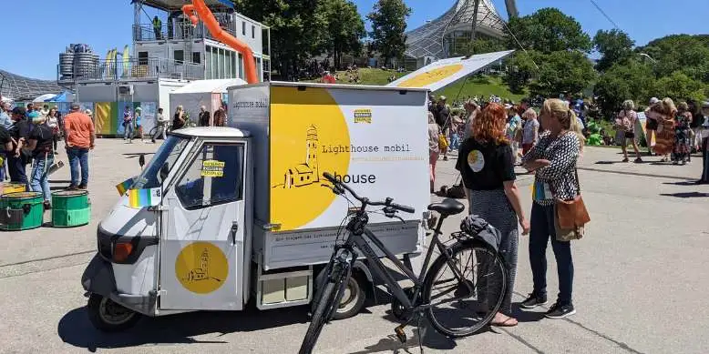 lighthouse mobil im olympiapark