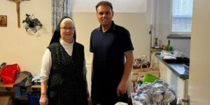 Khair bei der Armenspeisung der Armen Schulschwestern